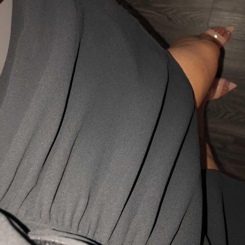 Black open back romper - Picture 5 of 5